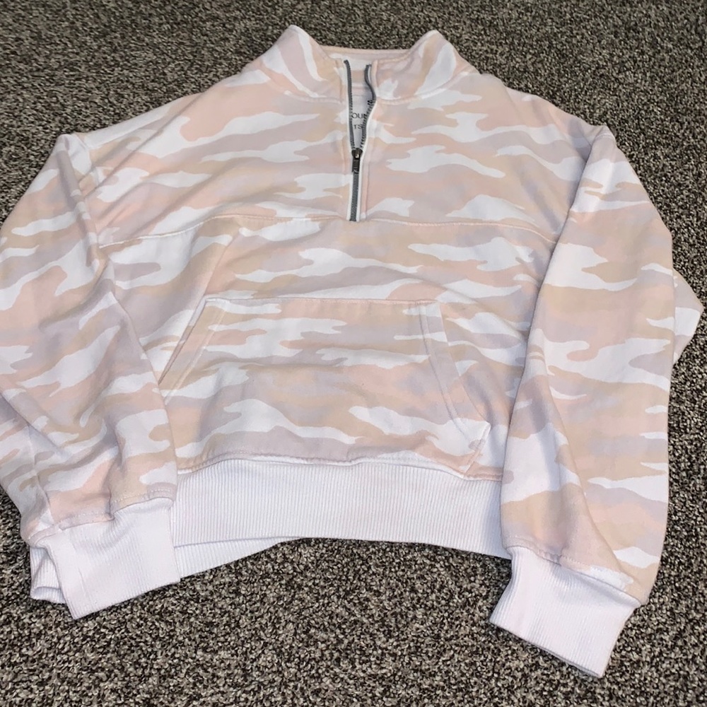pink camo quarter zip!
